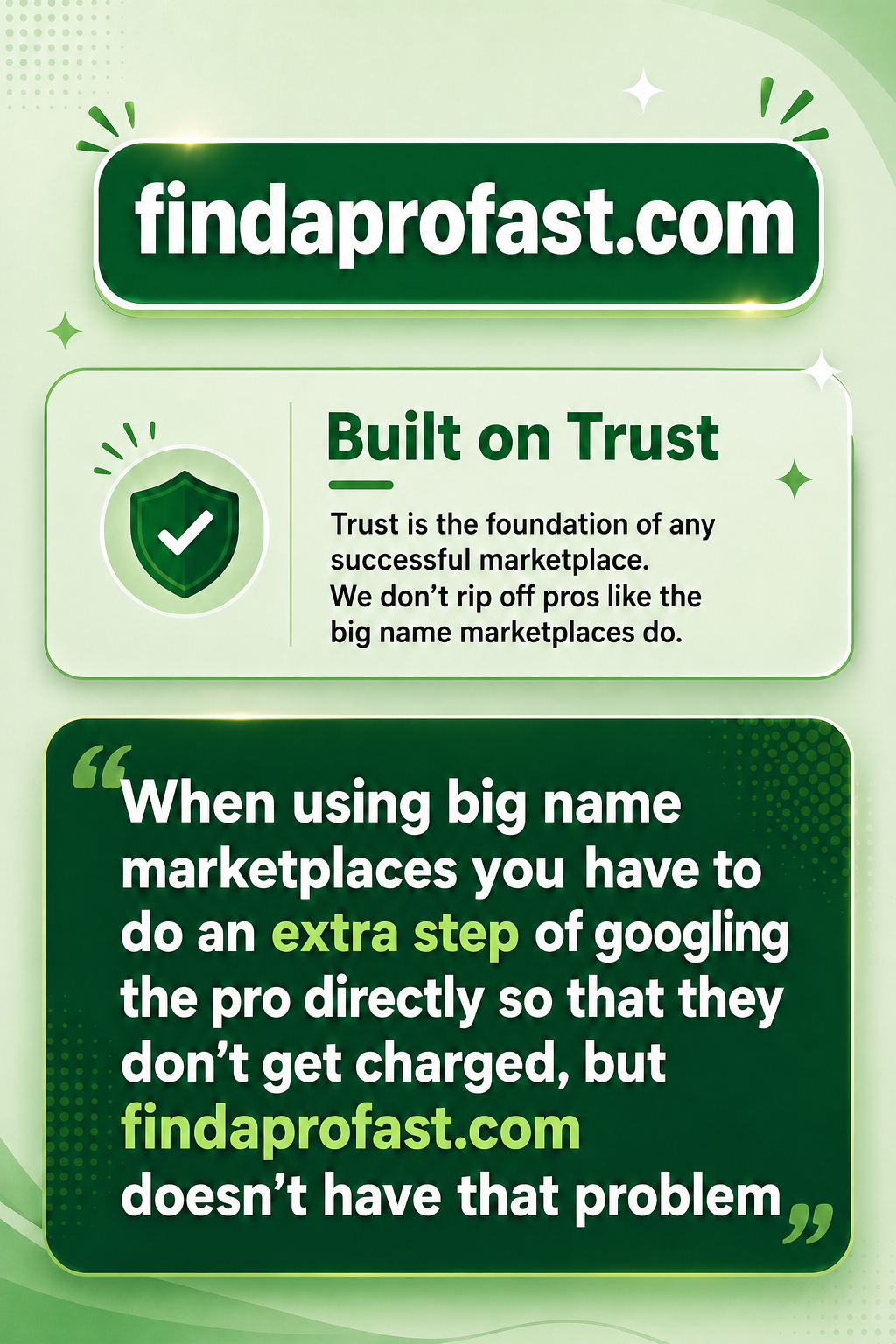 Find a Pro Fast Logo